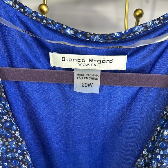 ❤️ 2/$70 - Blue Floral Women's Dress - Picture 3 of 7